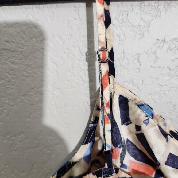 Diane von Furstenberg Cami Tank Top Womens Small Silk Multicolor Abstract Print - Picture 3 of 9
